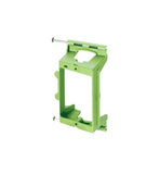 On-Q Legrand - Single Gang New Wk Bracket (green)